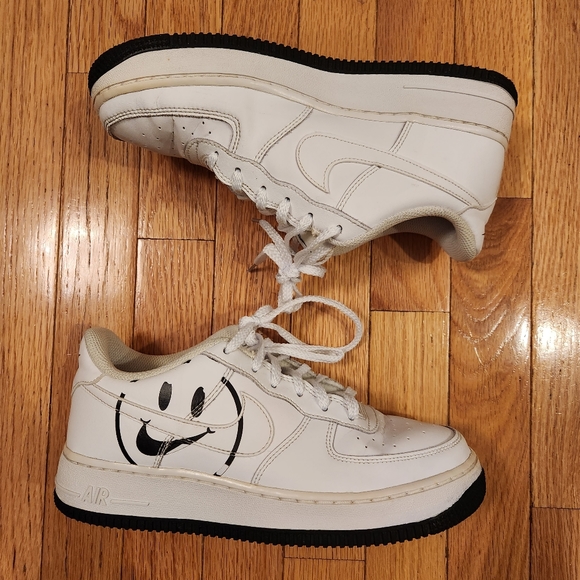 Nike Air Force 1 Low Have A Nike Day Smiley Face Shoes Sneakers Size Youth 6 - Picture 1 of 9